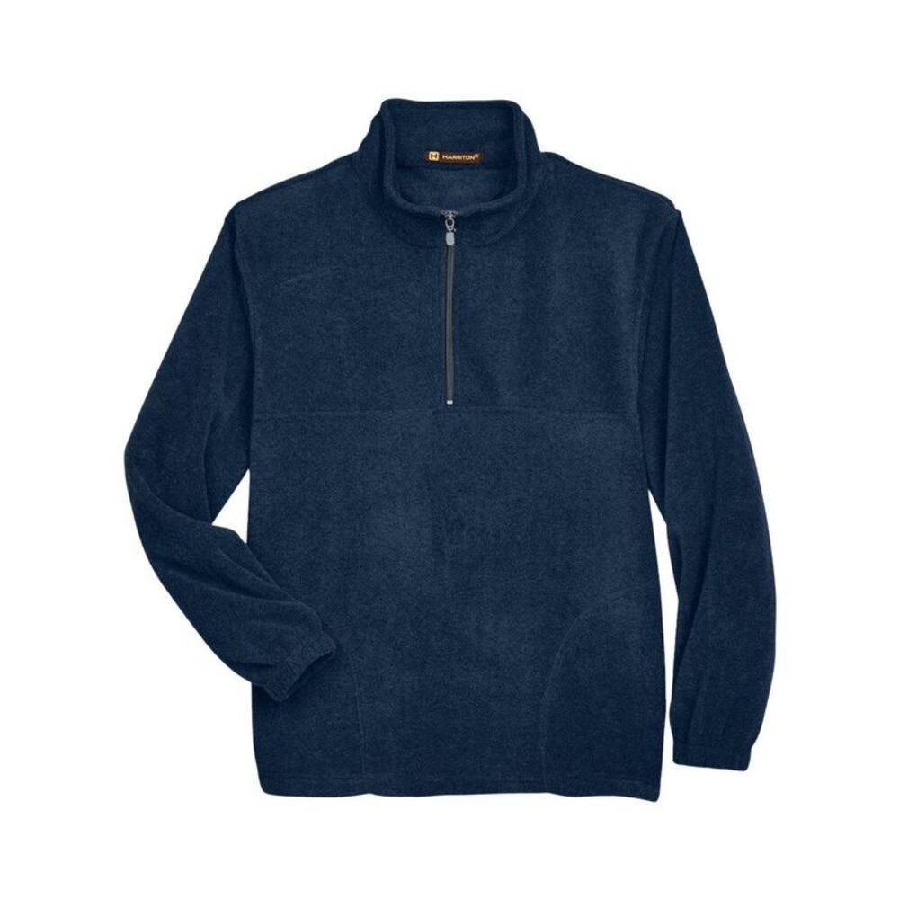 Harriton Quarter-Zip Fleece Pullover / Navy